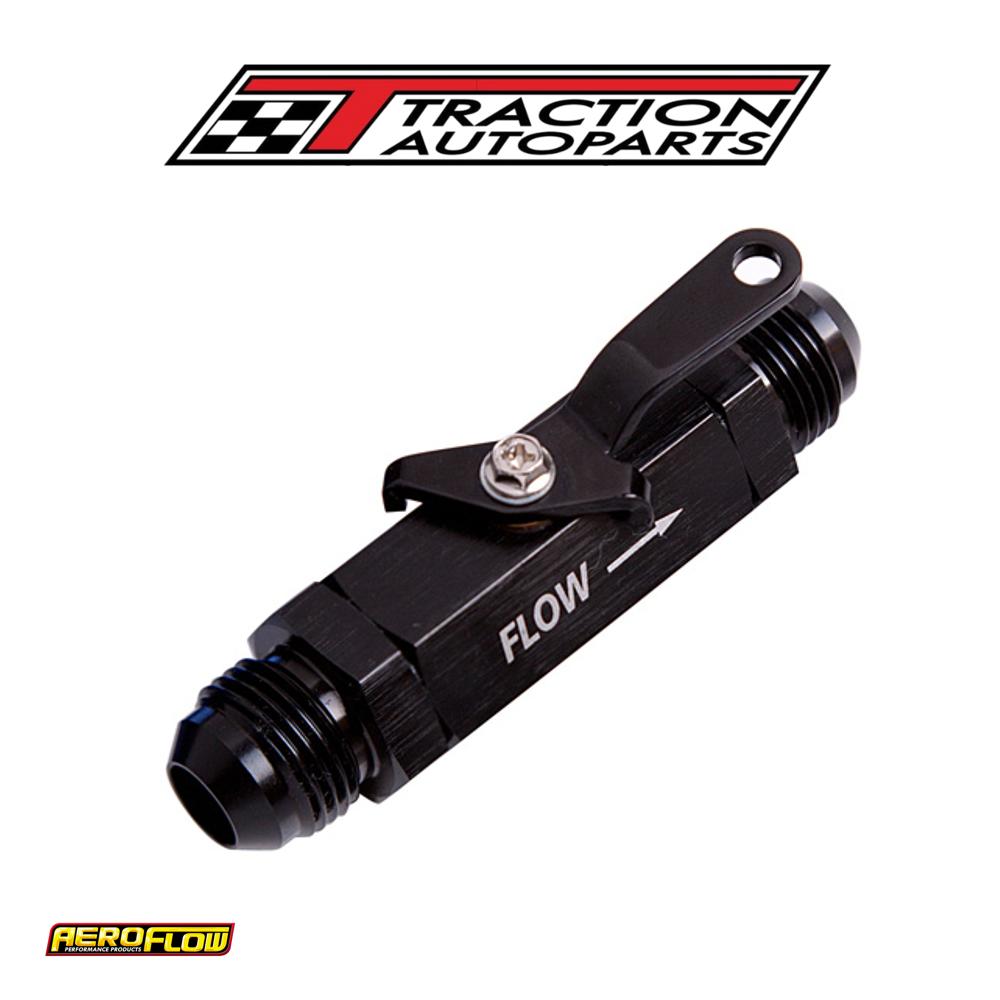 Shut Off Valve -8 an Black