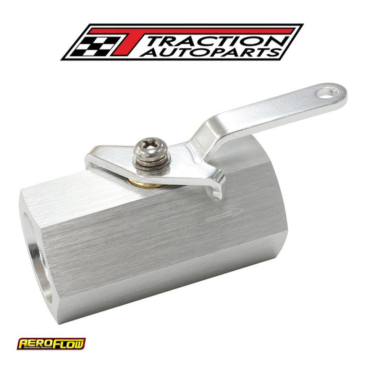 Shut Off Valve -10 orb Silver Female -10 orb Ports