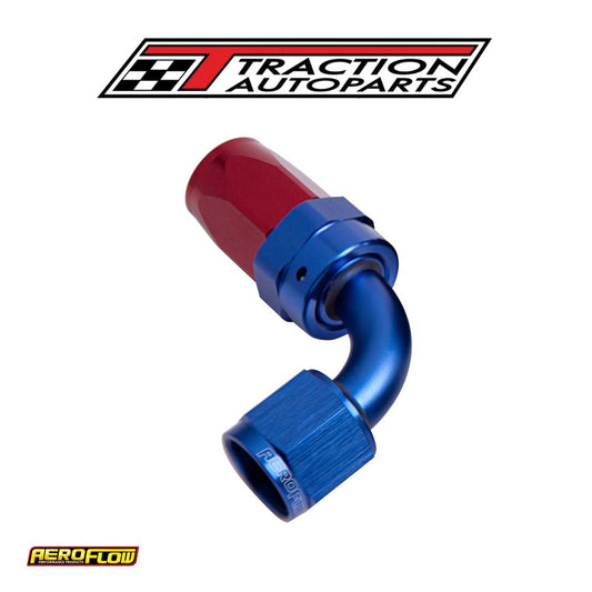 -6 an Taper Series 90 Degree Hose End Blue