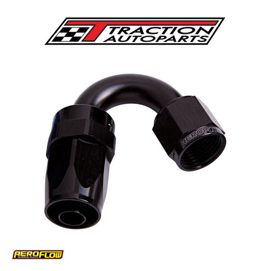 -4 an Taper Series 150 Degree Hose End Black