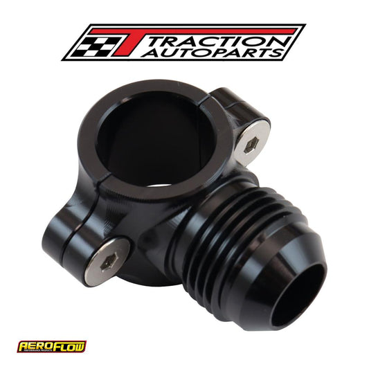 Clamp On 5/8" Hard Line To -10-10 an Male An Adapter Black