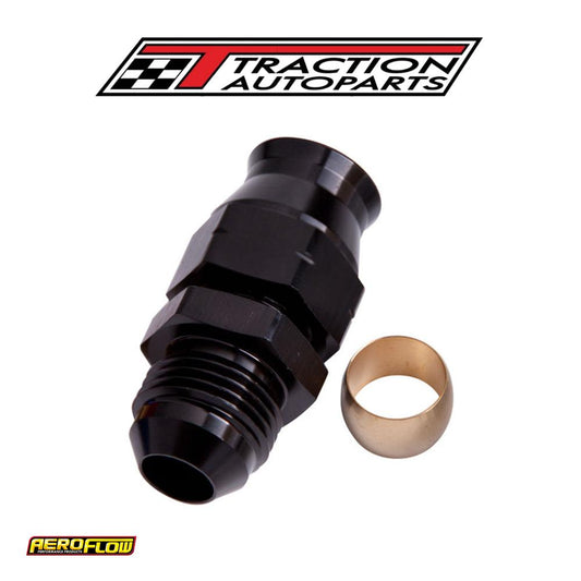 1/4" Hard Line To -4 an Male Adapter Black W/ Olive