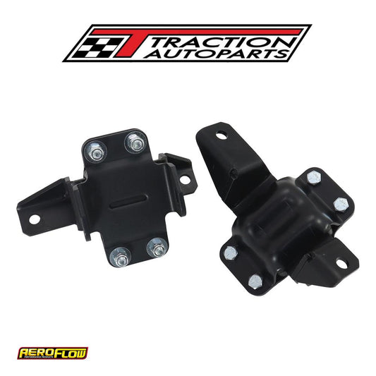 Small Block Ford Engine Mount Locking Windsor Cleveland Pair 302 351 c Aeroflow Af 1202-1000