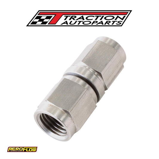 S/s Straight Female Flare -4 ansilver Swivel Coupler Stainles