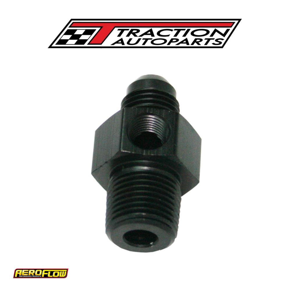 Male 3/8"npt To -6 an 1/8" Portblack 3/8" To -6 an 1/8" Port