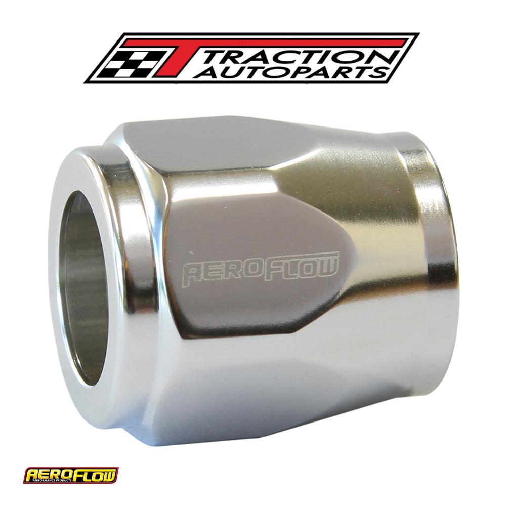 Hex Hose Finisher 28.5 mm ID Silver 9/32" ID Clamp