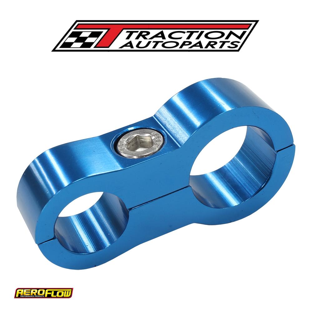 Stepped Billet Dual Hose Separators -6 & -10 100 s Braid