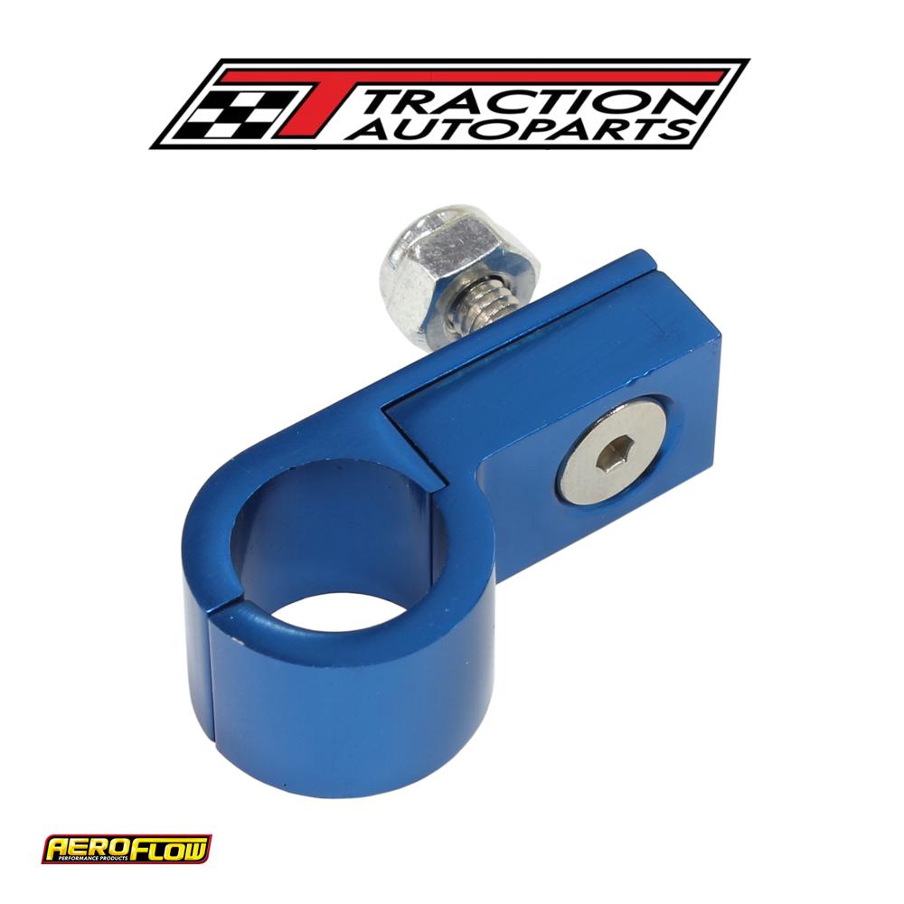 Billet P Style Clamp -10 Hose Blue 21 mm ID Or 13/16" ID