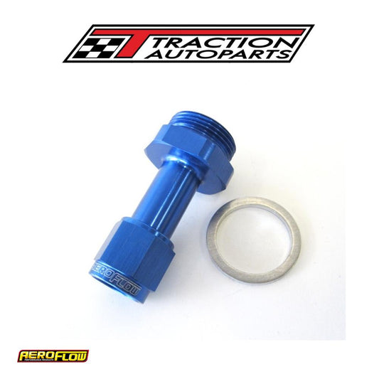 -6 an Holley Carb Inlet 4150 Blue Swivel Nut (pair)