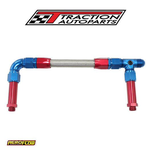 Bg / Demon Dual Inlet -8 an Blue Suit 2 X Metering Blocks