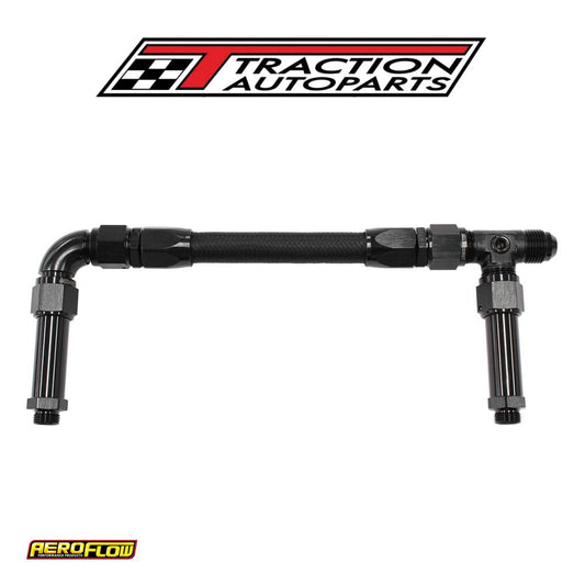 Bg / Demon Dual Inlet -8 an Black Suit 2 X Metering Blocks