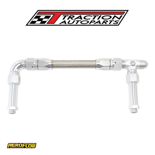 Bg / Demon Dual Inlet -8 an Silver Suit 2 x Metering Blocks