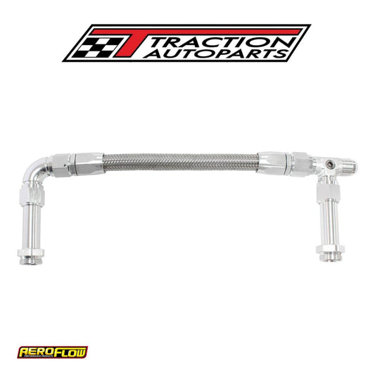 Holley Dual Inlet -8 an 4500 Silver Suit Dominator Carbs