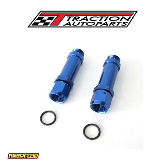 -8 an Female To Holley Ultra Hpblue Swivel Nut (pair) -8 orb