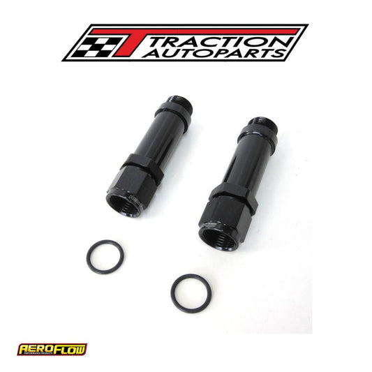 -8 an Female To Holley Ultra Hpblack Swivel Nut (pair) -8 orb