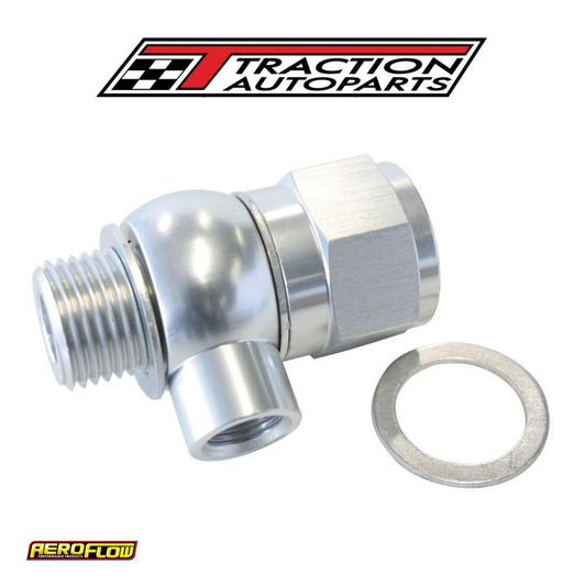 Ls Chevy Oil Pressure Adapter Allows 1/8" Npt Aux Port