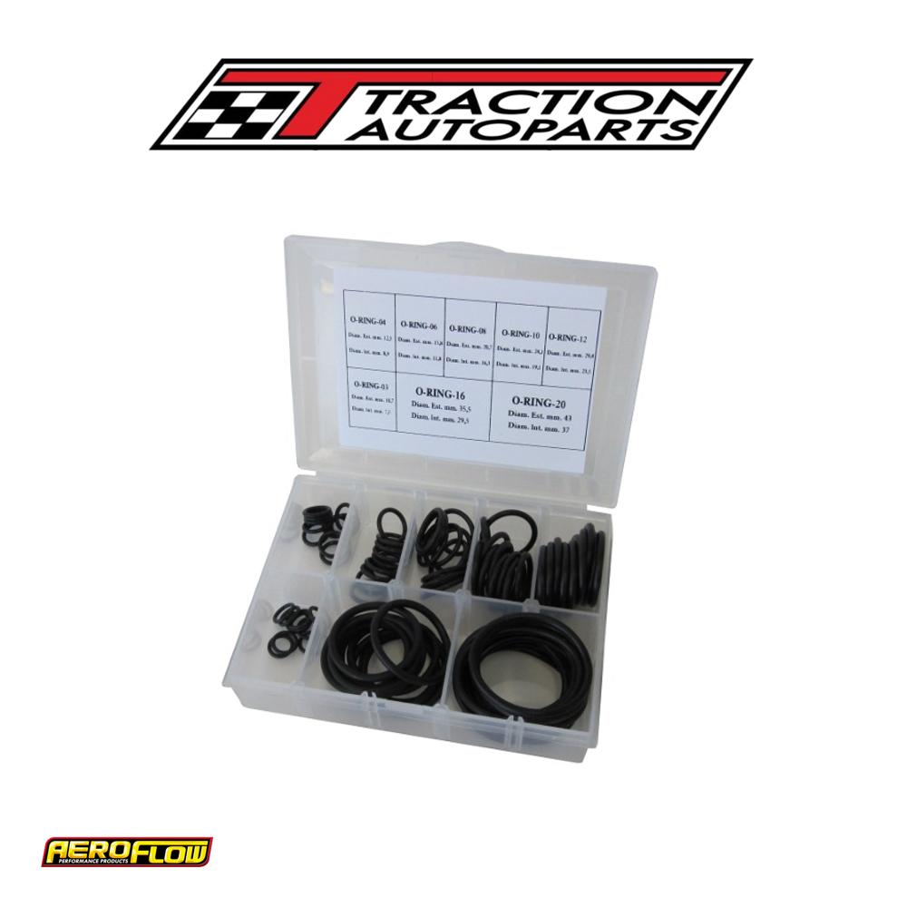 Buna N O-rings -3 To -20 an Pk 10 Of Each In Plastic Case