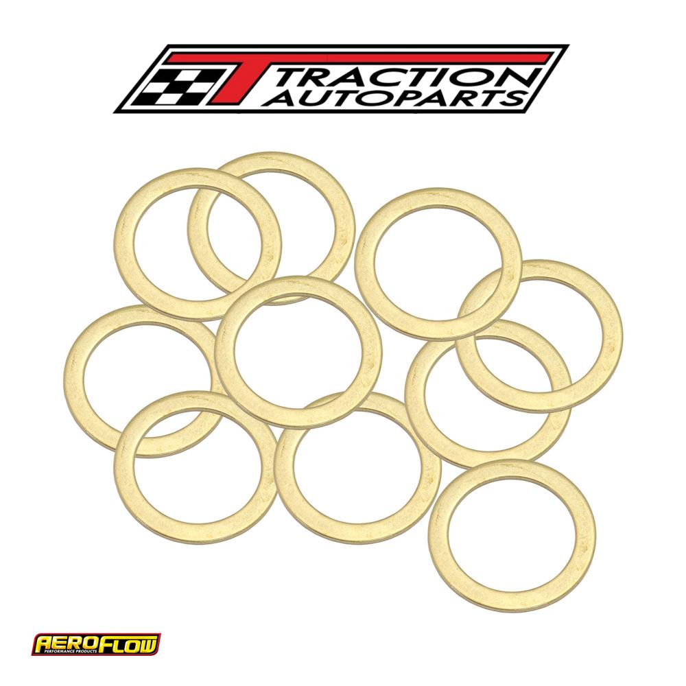 Brass Crush Washer Metric M 18 18 mm ID Suit M 18 Thread 10 Pac