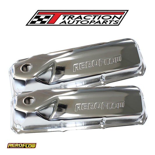 302 351 c Ford Steel Valve Covers Chrome With Af Logo