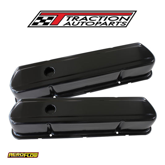 Steel Valve Covers, 253 308 Black Without Logo