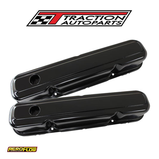 Steel Valve Covers, Chrysler Sb, Black Without Logo