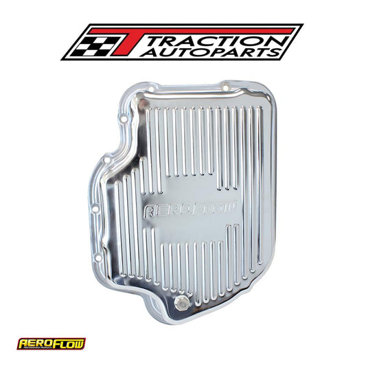 Th 400 Deep Transmission Pan Chrome W/ Drain Plug 3" Deep