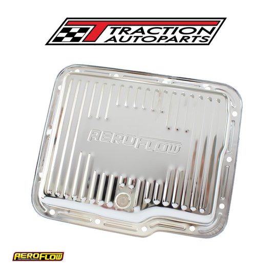 Gm Powerglide Transmission Panstd Depth Chrome W/ Drain Plug