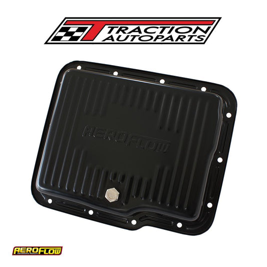 Gm Powerglide Transmission Panstd Depth Black W/ Drain Plug