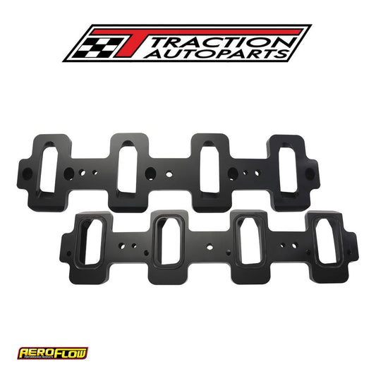 Gm Ls Intake Adapter Cathedral to Rectangle Head, Lsa Charger