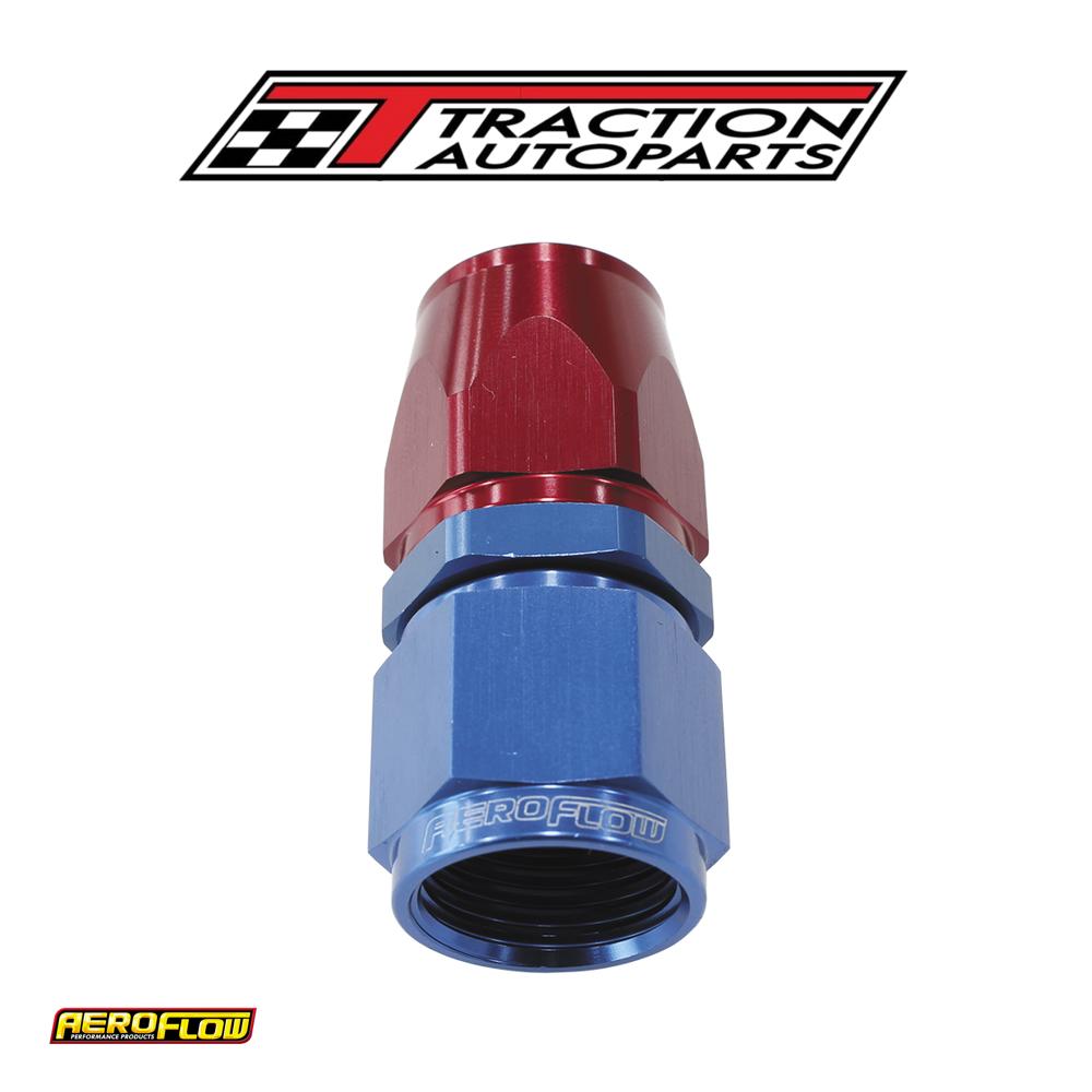 Alloy Straight Hose End -10 an Blue Swivel Nut Suit Teflon