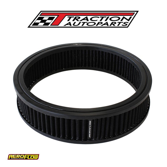 Round Air Filter 9" X 2" Washable Cotton Element