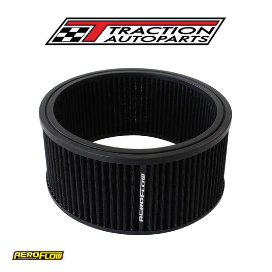 Round Air Filter 9" X 4" Washable Cotton Element