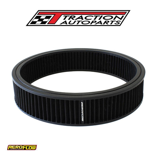 Round Air Filter 14" X 2-1/4" Ford Gt Xr Xt Xw A 126 Equiv