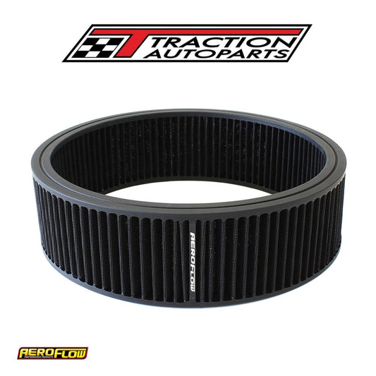 Round Air Filter 14" X 4" Washable Cotton Element