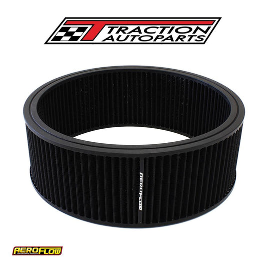 Round Air Filter 14" X 5" Washable Cotton Element