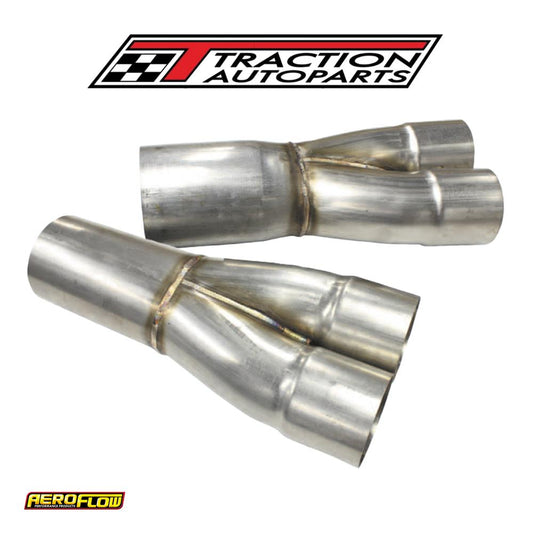 Aeroflow Merge Collector 2-1/2" To 3" 304 S/s 2 Into 1