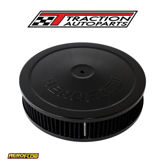 9" X 2" Air Cleaner Assembly 5-1/8" Neck, Black, Cotton