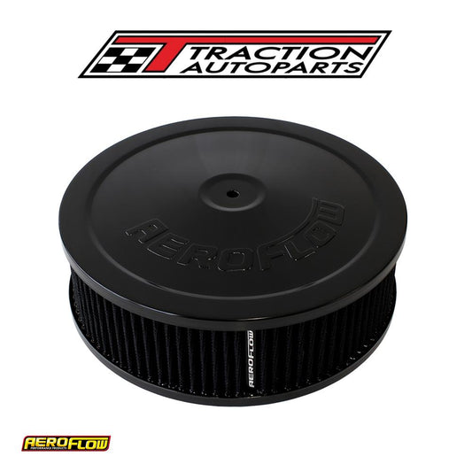 9" X 2-3/4" Air Cleaner Assy 5-1/8" Neck, Black, Cotton