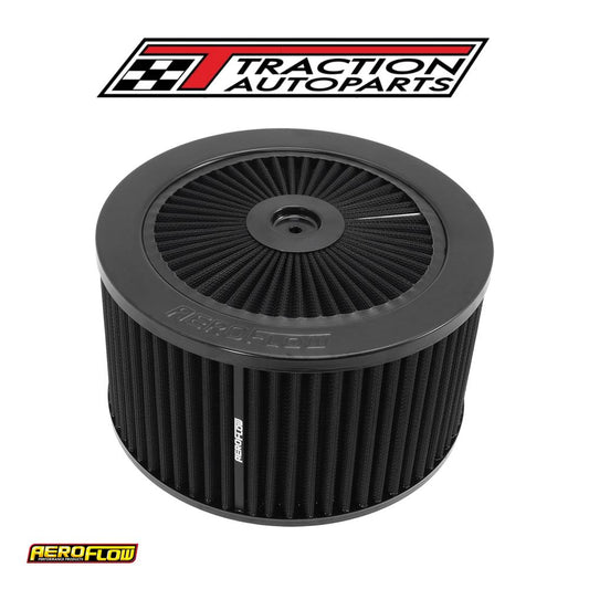 9" X 5" Full Flow Air Cleanerassembly 5-1/8" Black Cotton