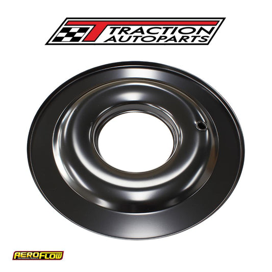 14" Air Cleaner Base Only Flat Base Black