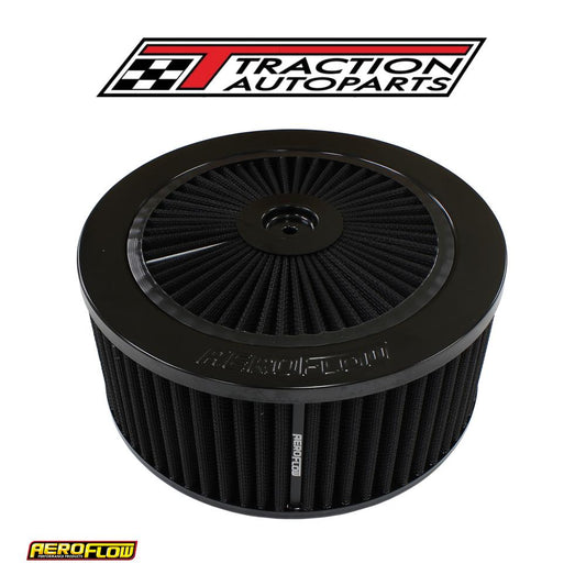 9" X 4" Full Flow Assembly 7-5/16" Flat Base Black Cotto