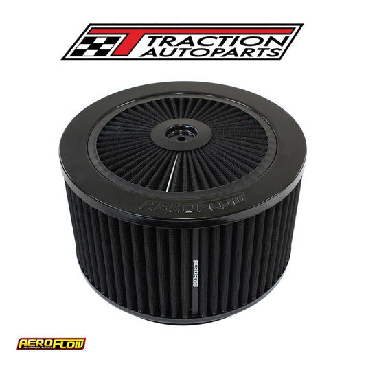 9" X 5" Full Flow Assembly 7-5/16" Flat Base Black Cotton