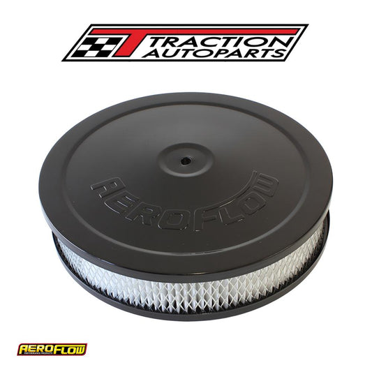 9" X 2" Air Cleaner Assembly 5-1/8" Neck, Black, Paper