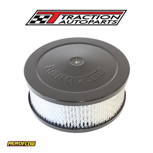 6-3/8 X 2-1/2 Air Clean Assy 5-1/8" Neck, Black, Paper