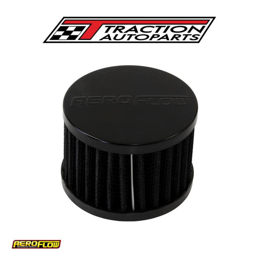 1-1/2" Univ Clamp On Filter 3" O.d,2-1/2" H, Black Top