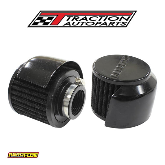 1-3/8" Breather Filter With Shield 3"o.d,2-1/2"h Black Top