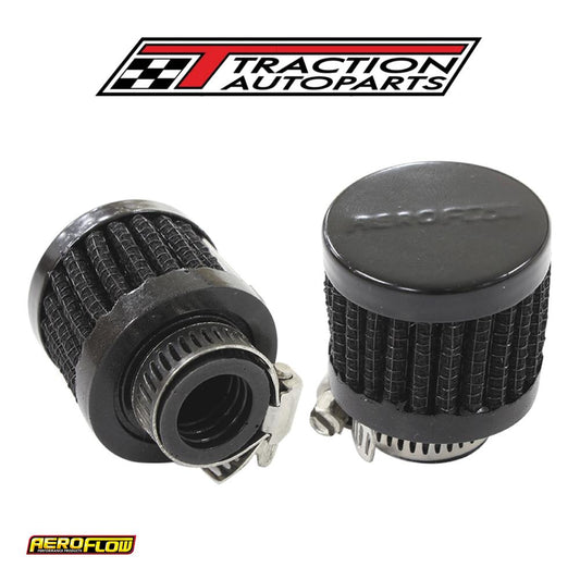 9/16" Univ Clamp On Filter 1-3/8" O.d,1-1/8" H,black Top