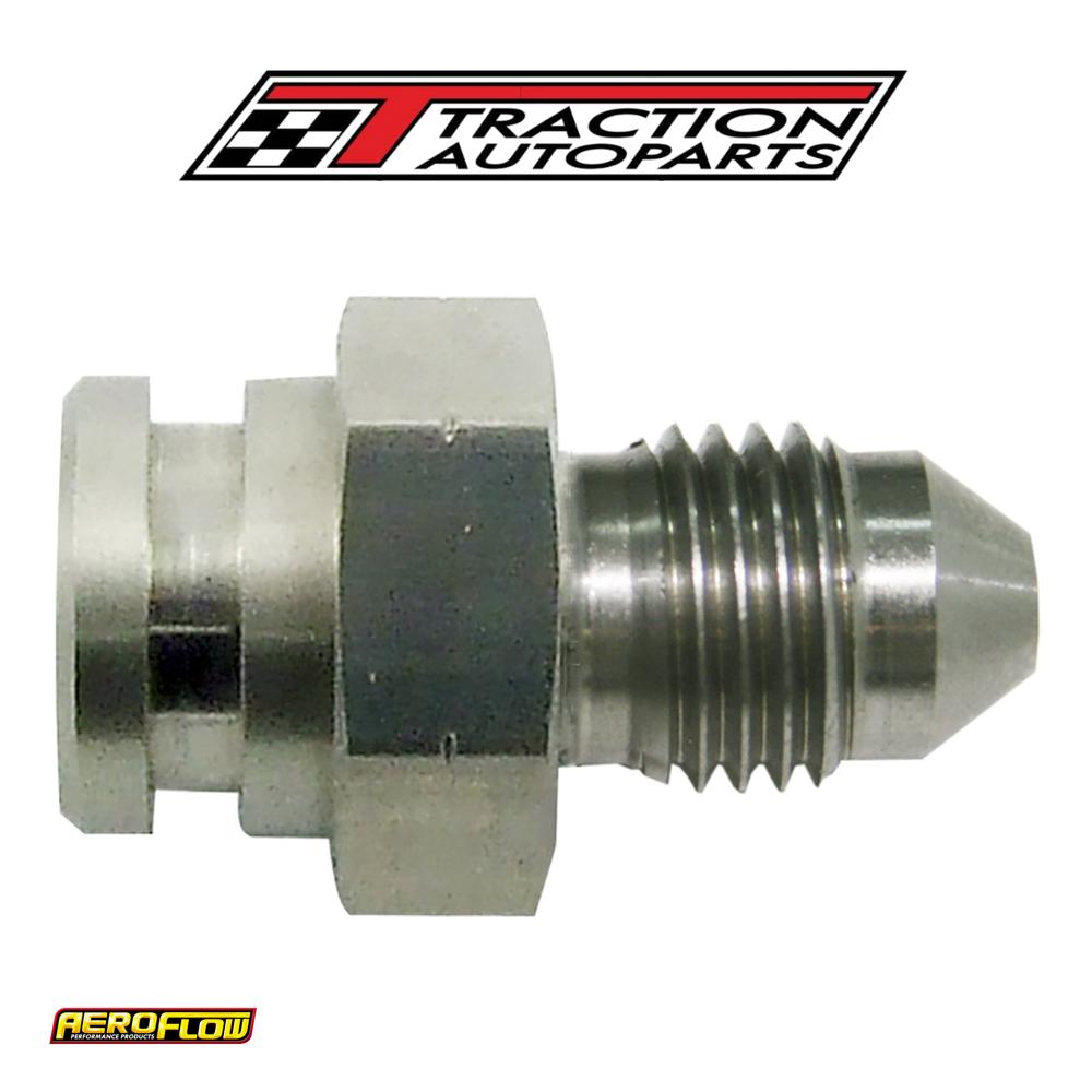 Female Inverted Flare 17 mm Hex retain Clip Reces 7/16 x 24 -4 an