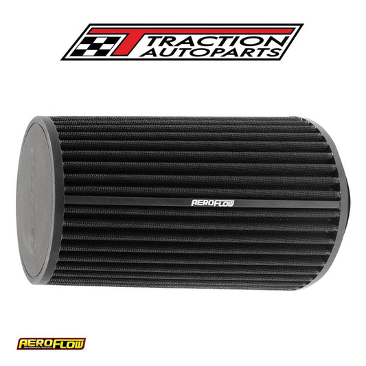 3-1/2 Clamp-on Tapered Filter 4.6-6.1 O.d, 9.1 High Black