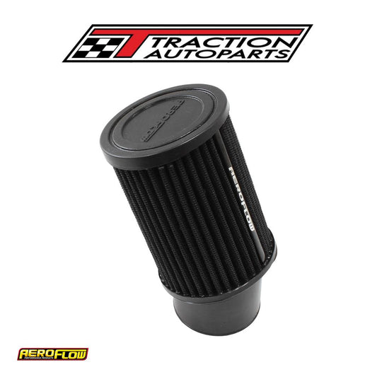 2-7/16 Clamp-on Tapered Filter 3.75 O.d, 5" High Black Cott